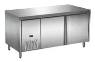 2 réfrigérateur de dessous commercial de portes/3 portes contre- pour le poulet avec l'acier inoxydable