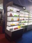 Verre ouvert de courbe de réfrigérateur de Multideck de matériel de réfrigération de supermarché